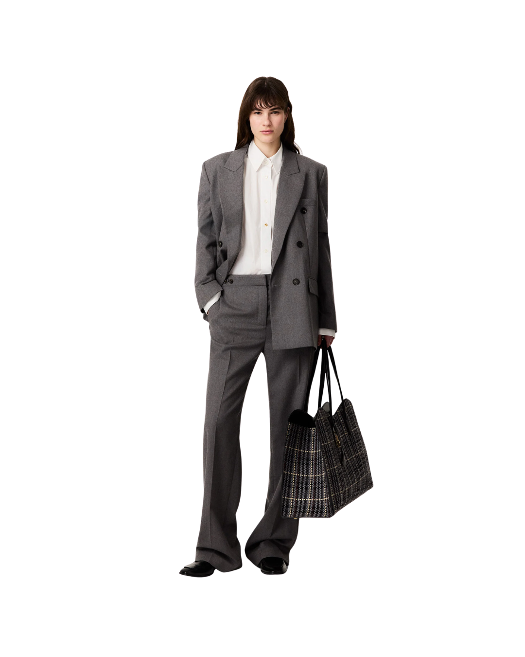 Tailored Slim Wool Pants