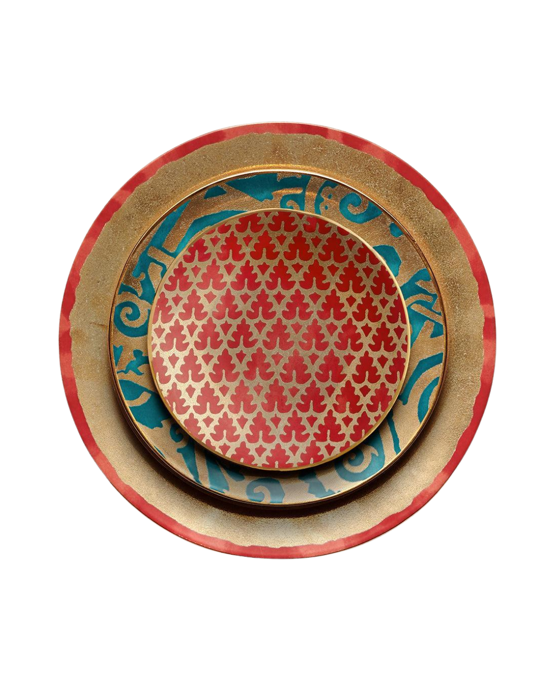 Fortuny Assorted Canape Plates (Set of 4)