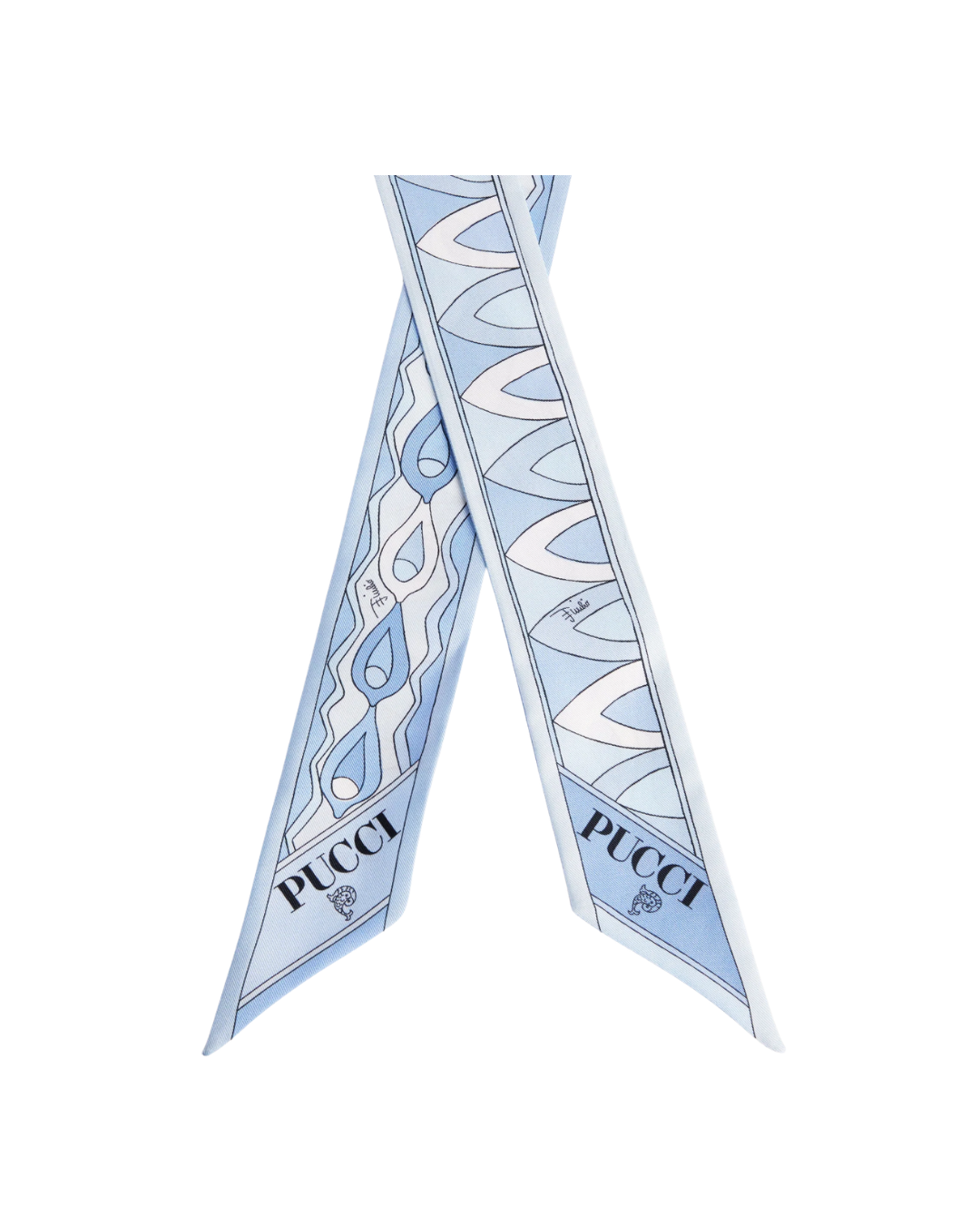 Mixed Print Silk Twill Scarf