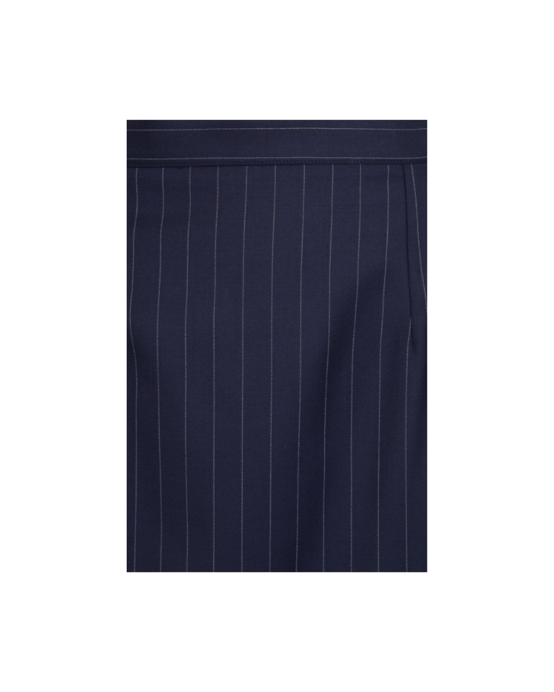 Diletta Skirt in Wool Pinstripe