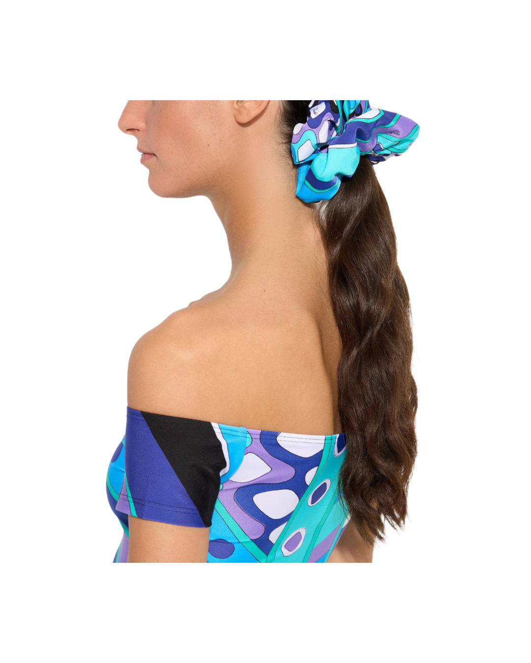 Vivara-print Zip-pocket Scrunchie