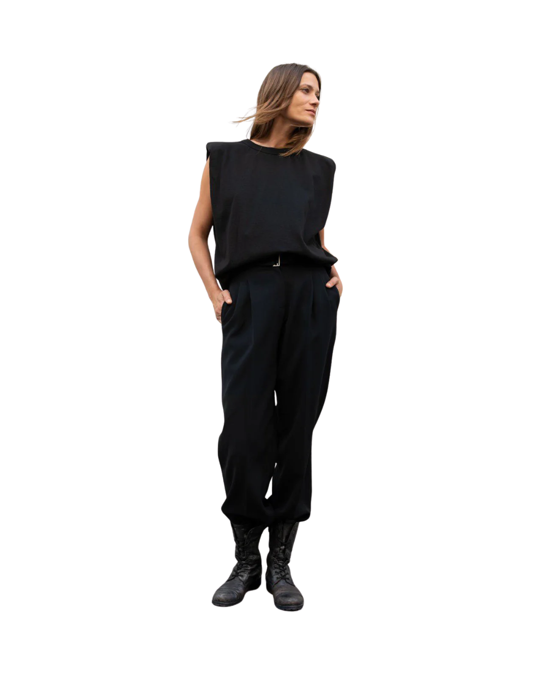 Eva Padded Shoulder Muscle T-Shirt
