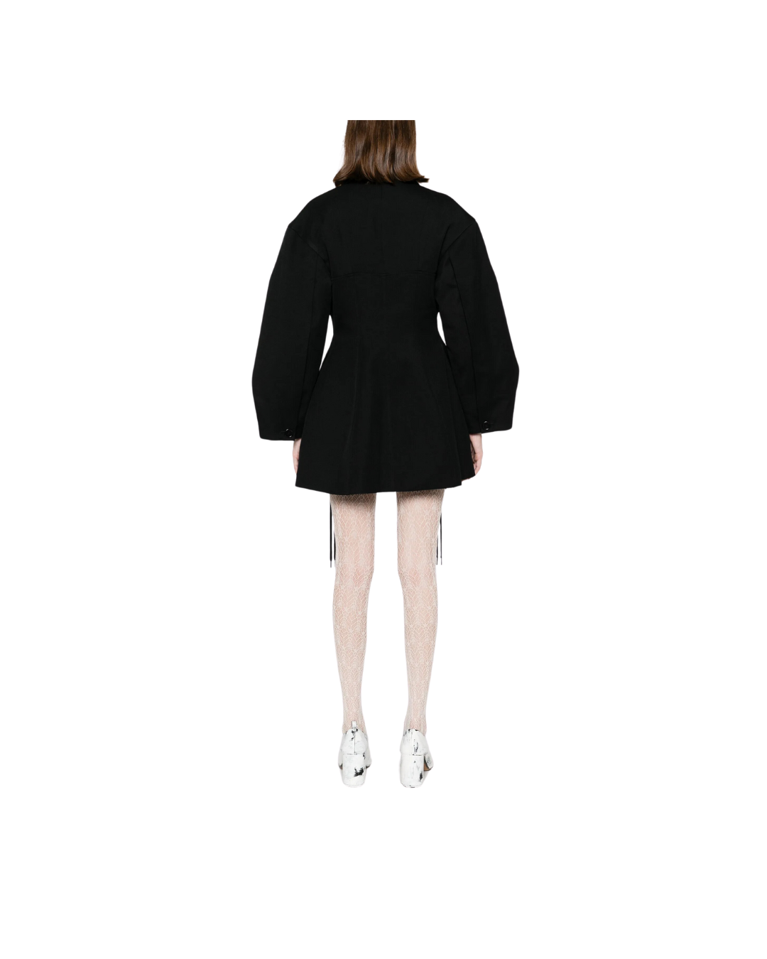 Puff Sleeve Sculpted Corset Jacket