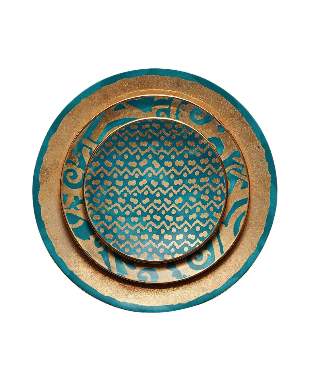 Fortuny Assorted Canape Plates (Set of 4)