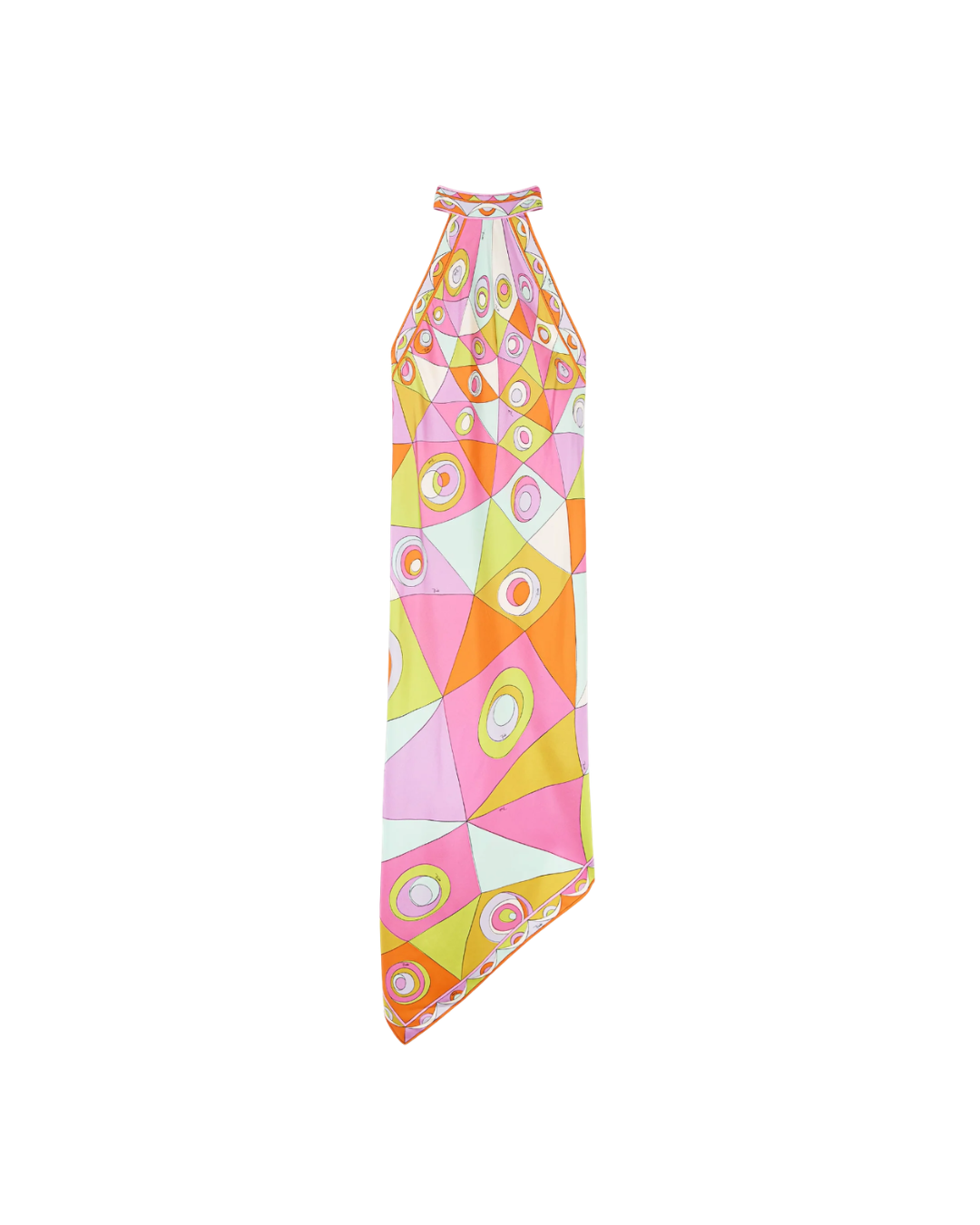 Occhi Print Silk Dress