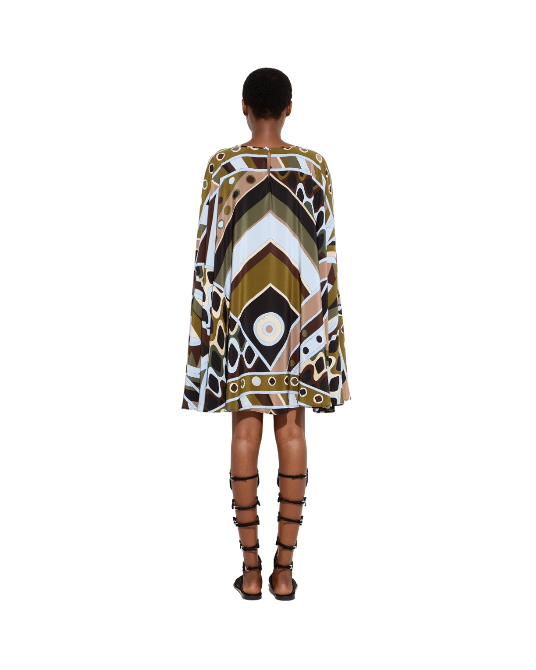 Vivara Print Silk Kaftan
