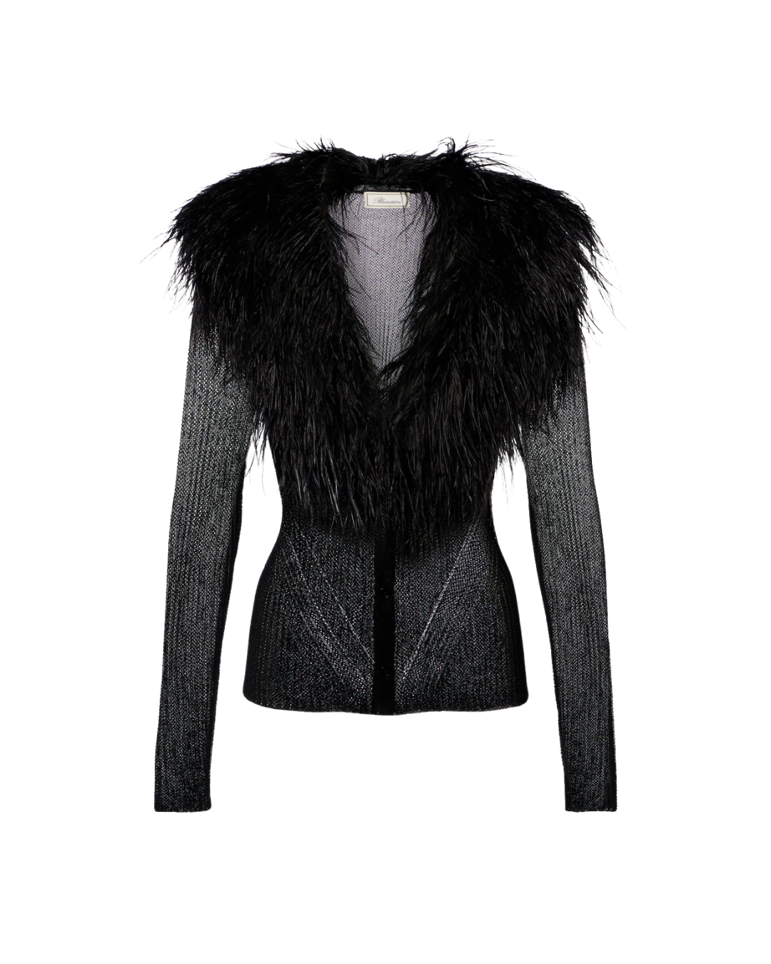 Cardigan W/Feathers