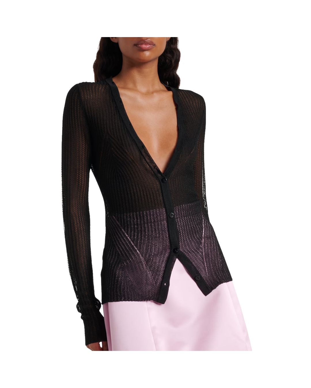 Cardigan W/Feathers