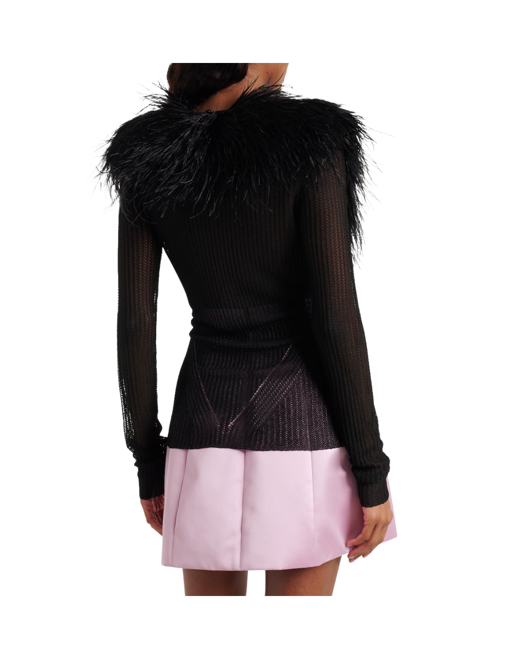 Cardigan W/Feathers
