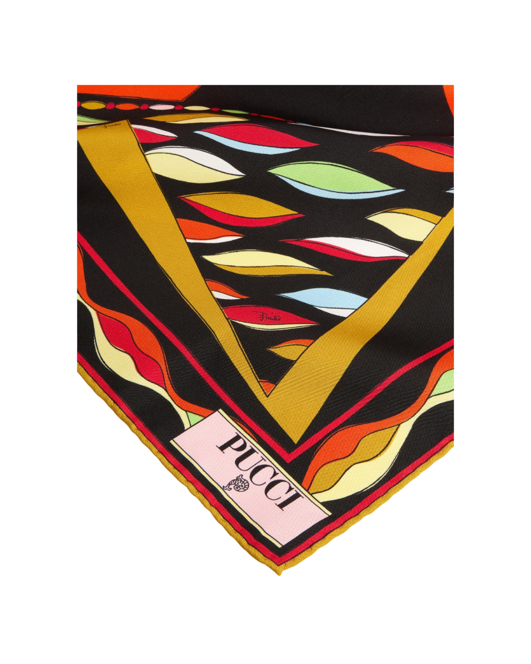 Mixed Print Silk Scarf