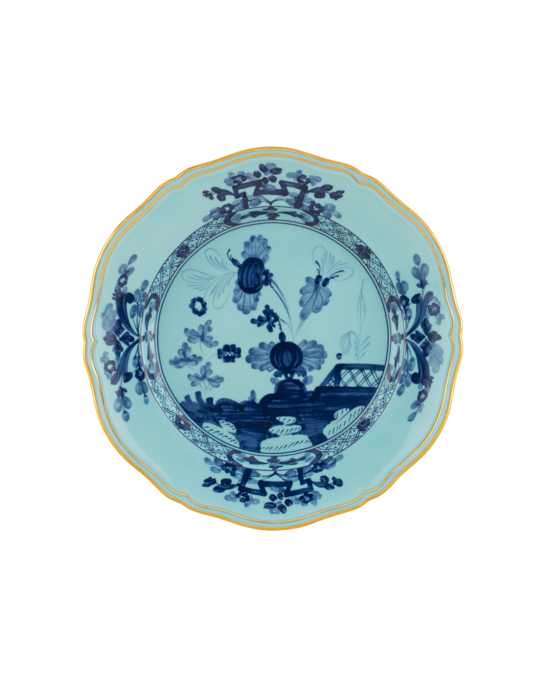 Iris Flat Dinner Plate