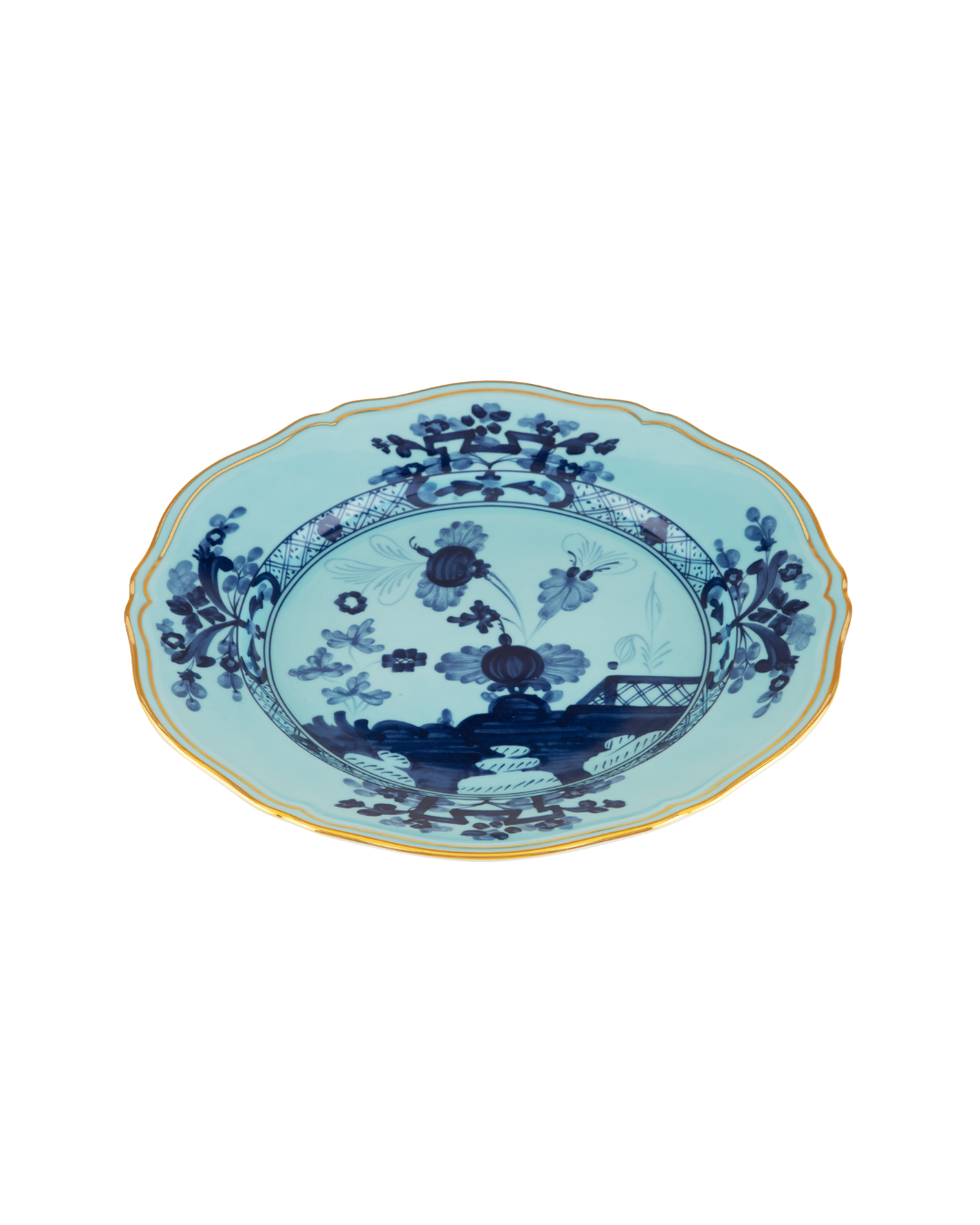 Iris Flat Dinner Plate