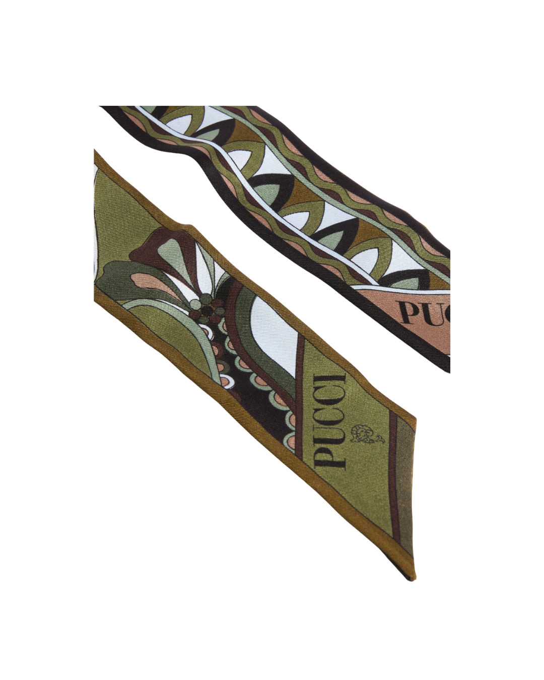 Mixed Print Silk Twill Scarf