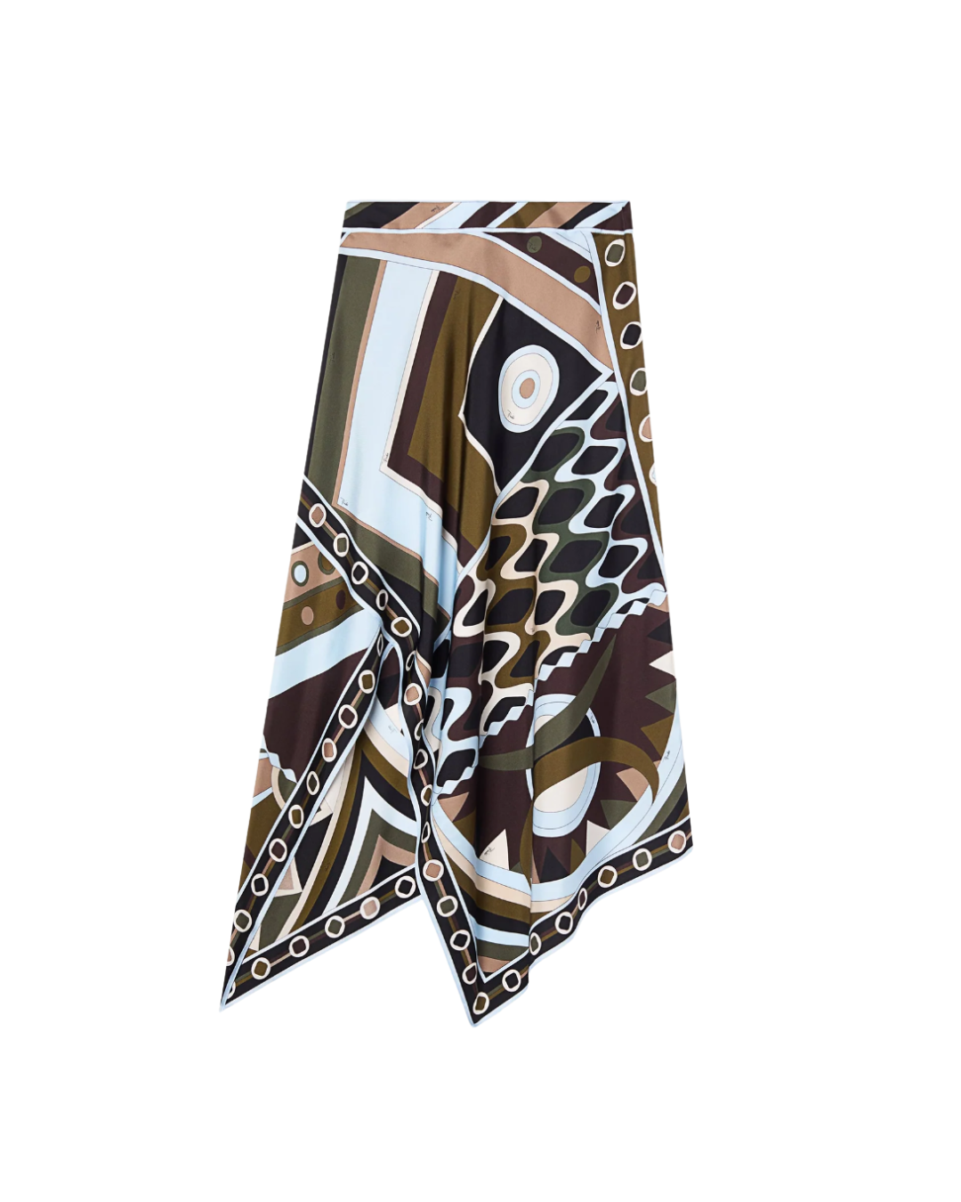 Vivara Print Silk Scarf Skirt