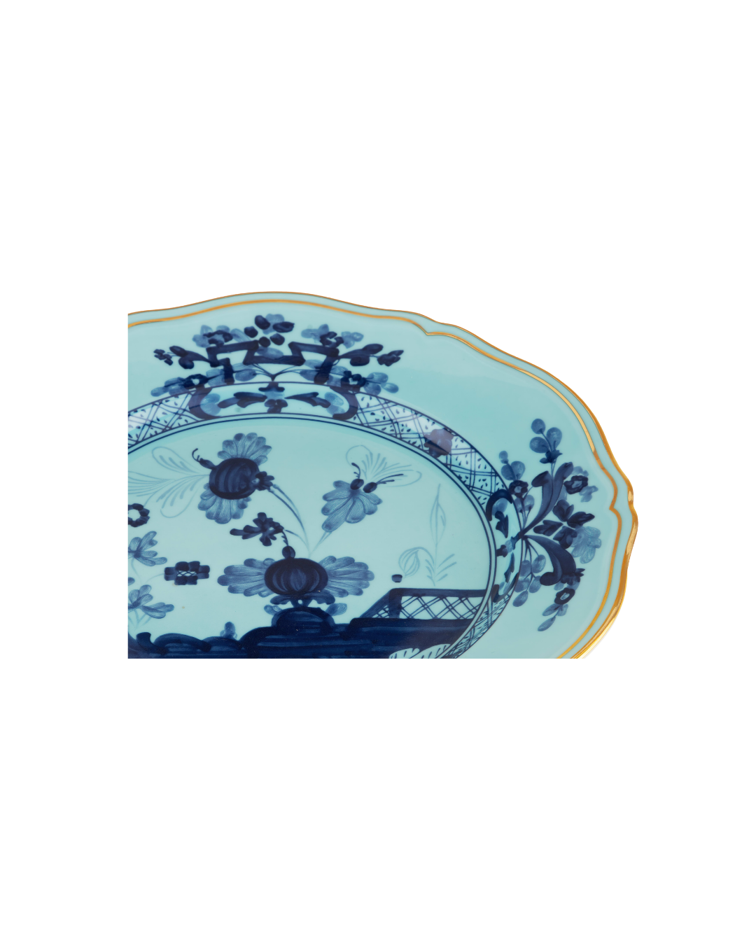 Iris Flat Dinner Plate