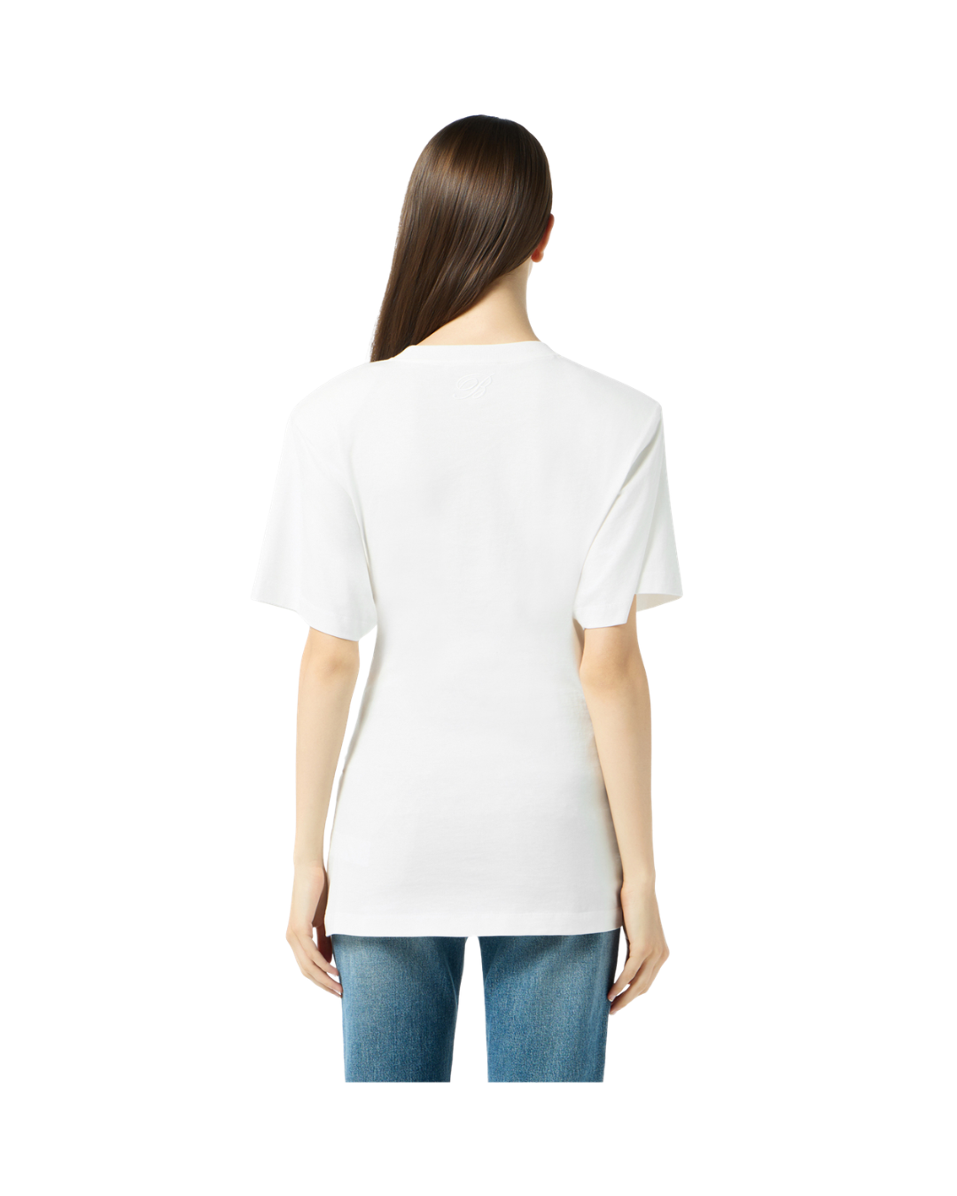 Jersey T-shirt With Gathering