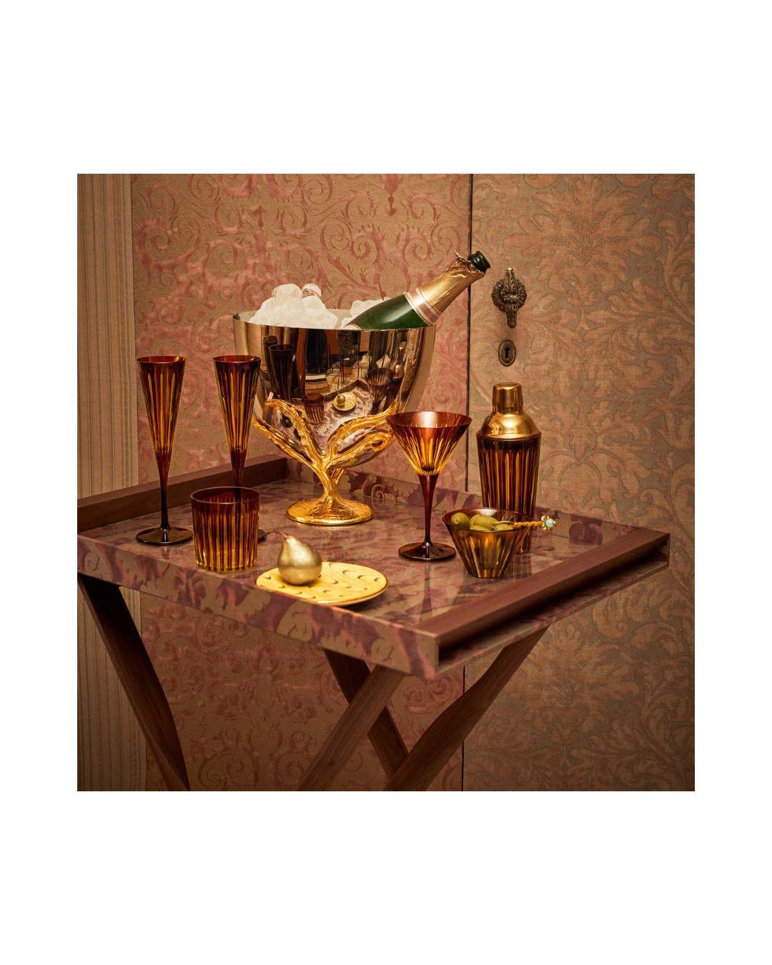Prism Champagne Flutes (Set of 4)