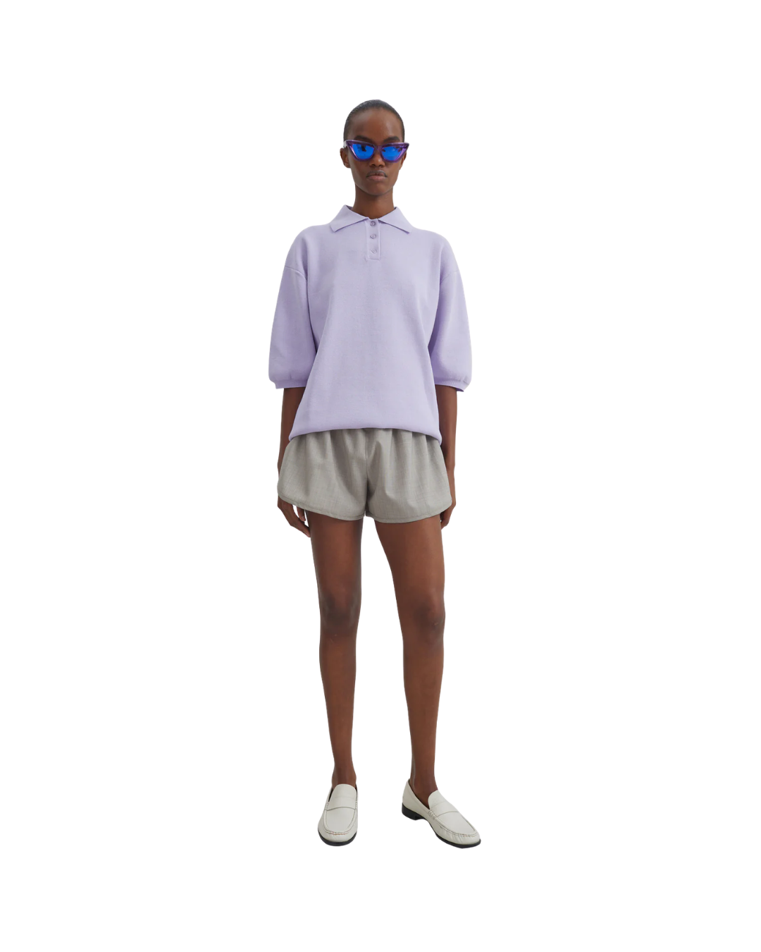 Nola Knit Polo Top